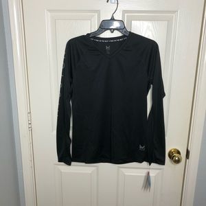 Mission Vaporactive Long Sleeve Black Base Layer